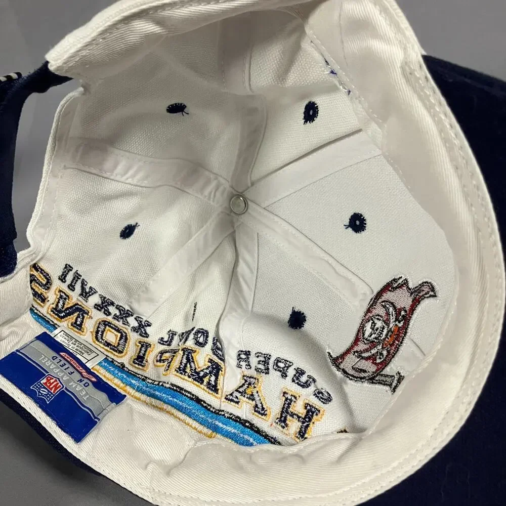 Tampa Bay Buccaneers Super Bowl XXXVII Champions Hat Reebok NFL‎ On Field Cap